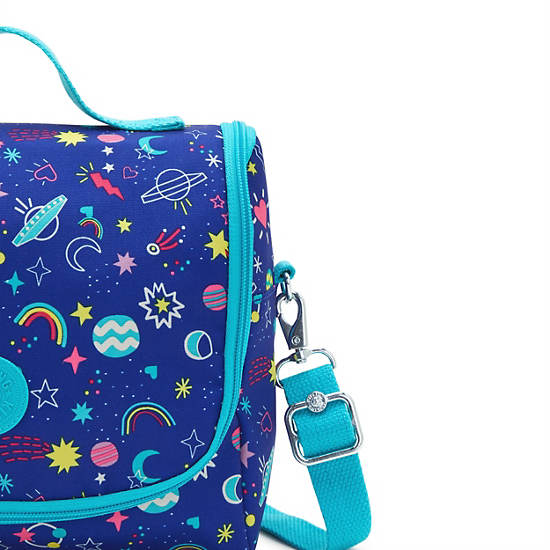 Sacs Kipling New Kichirou Printed Lunch Bag Bleu | FR 1058YX